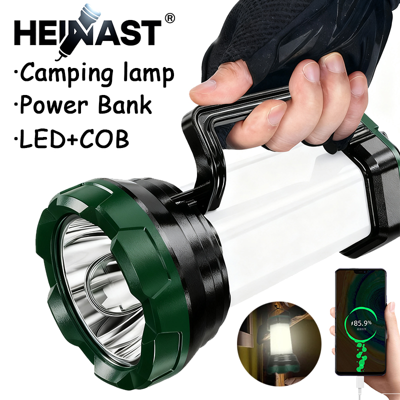 Outdoor Power Bank - COB 캠핑 램프와 함께 휴대용 강력한