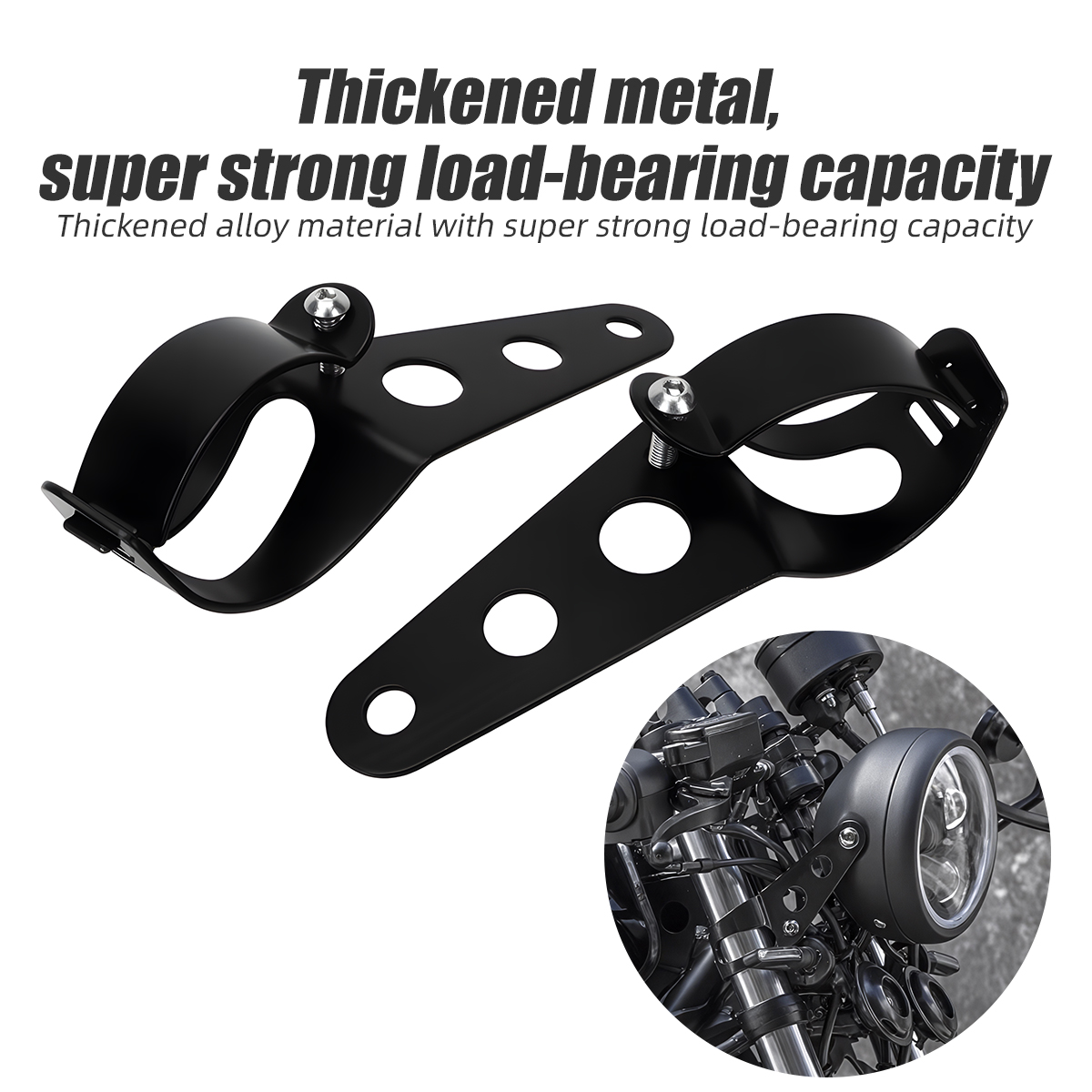 Outdoor Power Products - 유니버설 오토바이 헤드라이트 마운트 브래킷 28-36mm