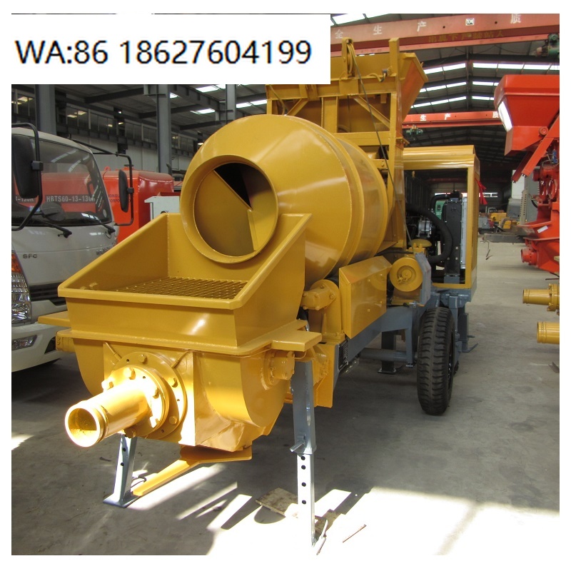 Concrete Mixer Small - 15m3/h 자가 적재 콘크리트 믹서 펌프