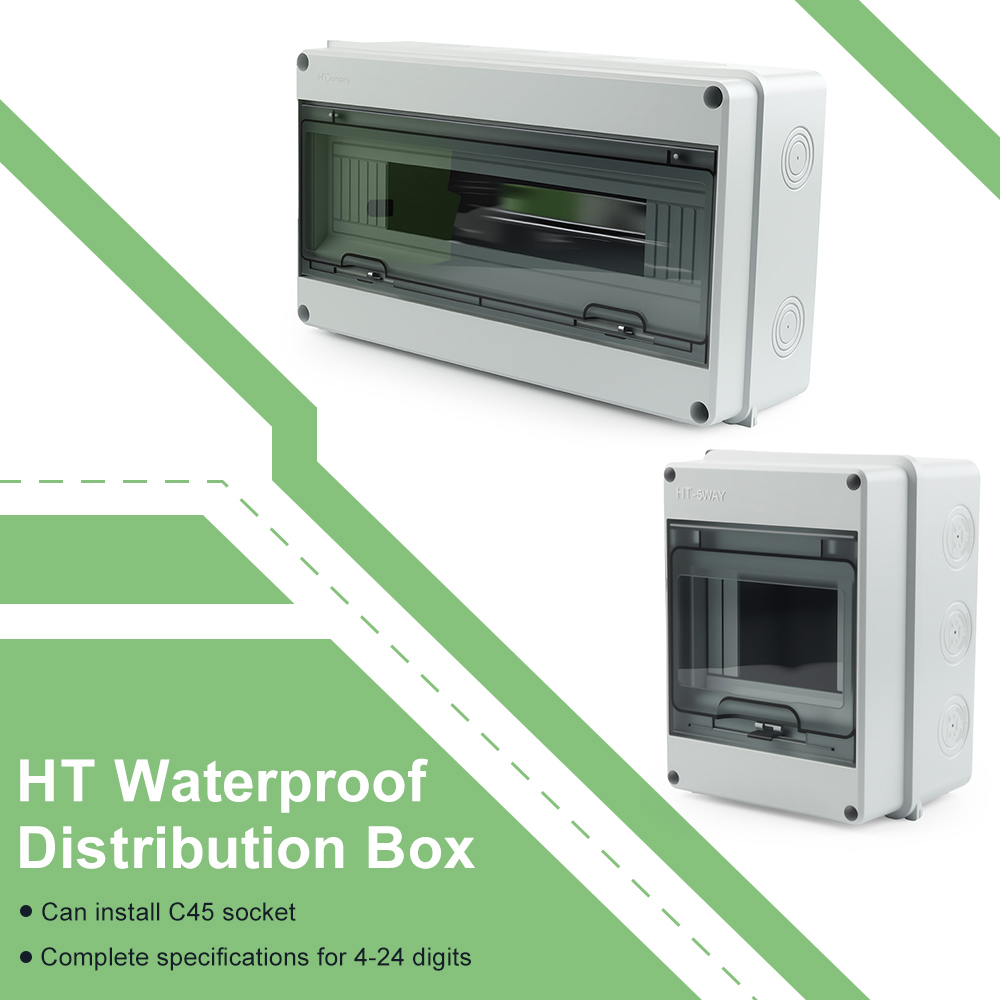 Outdoor Power Distribution Box - HT 시리즈 방수 분전함 5/8/12/15/18/24구 ABS
