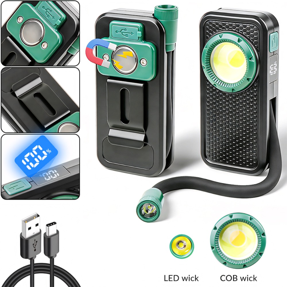 Outdoor Power Supply - 새로운 자석 부착 작업등, 펜 클립,