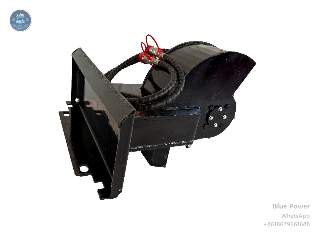 Stump Grinder Attachment - 스키드 스티어 스텀프 그라인더 어태치먼트(모터 및