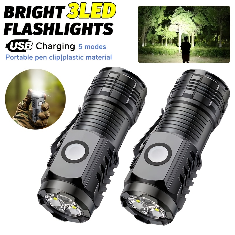 Outdoor Power Supply - 휴대용 미니 LED 손전등 강력한 손가락