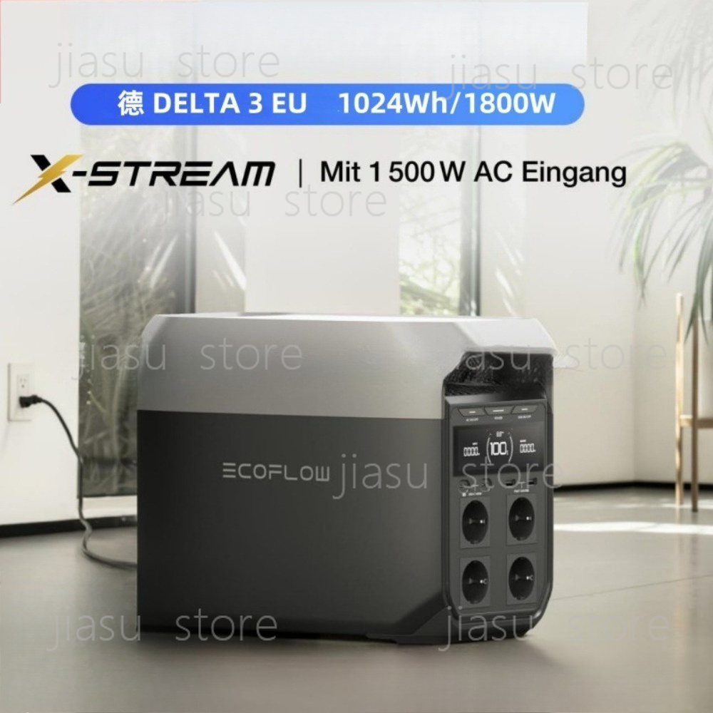 Outdoor Power Bank - 에코플로우 델타 3 휴대용 파워스테이션 EU
