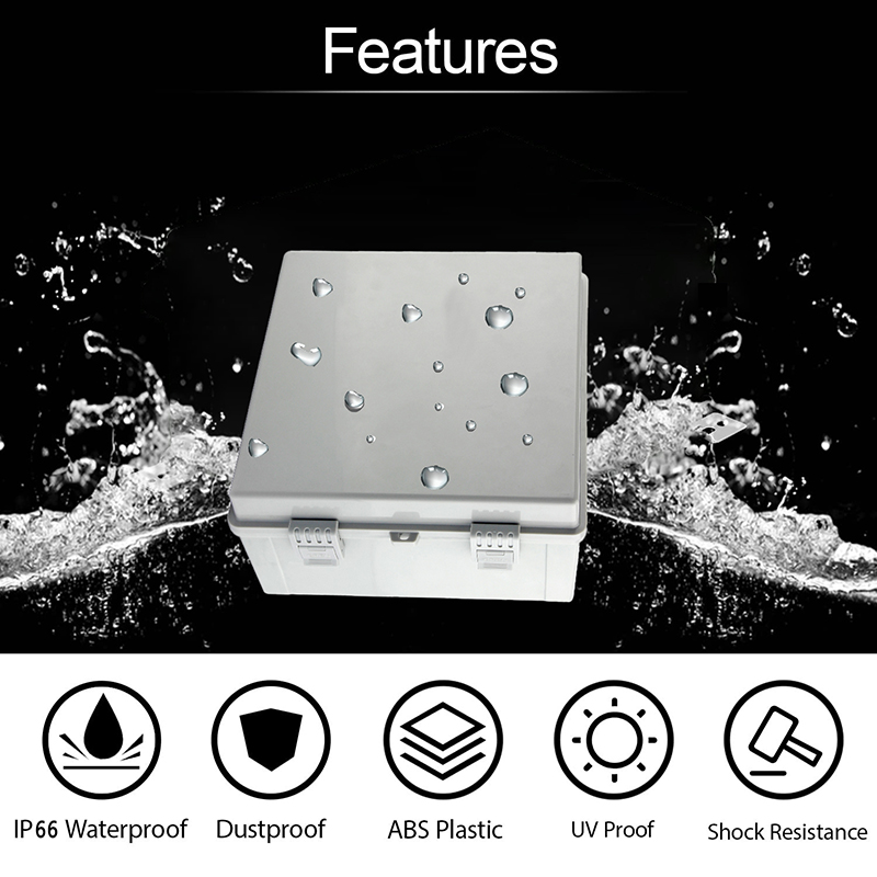IP66 ABS PC 힌지형 플라스틱 외함 방수 전원  - Outdoor Power Distribution Box 리뷰 및 가격