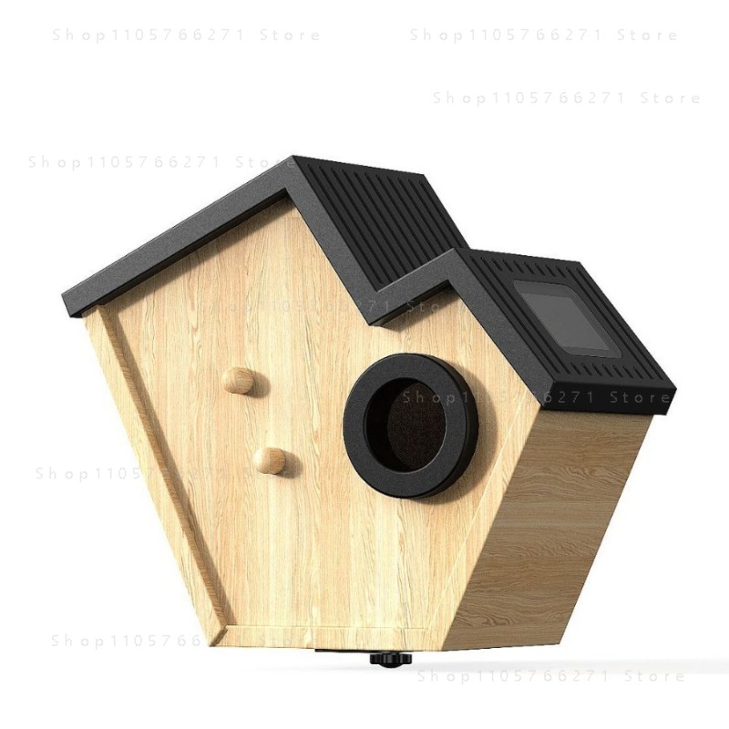 카메라가 장착된 스마트 새집, 태양광 무선 야외 조류  - Outdoor Power House 리뷰 및 가격