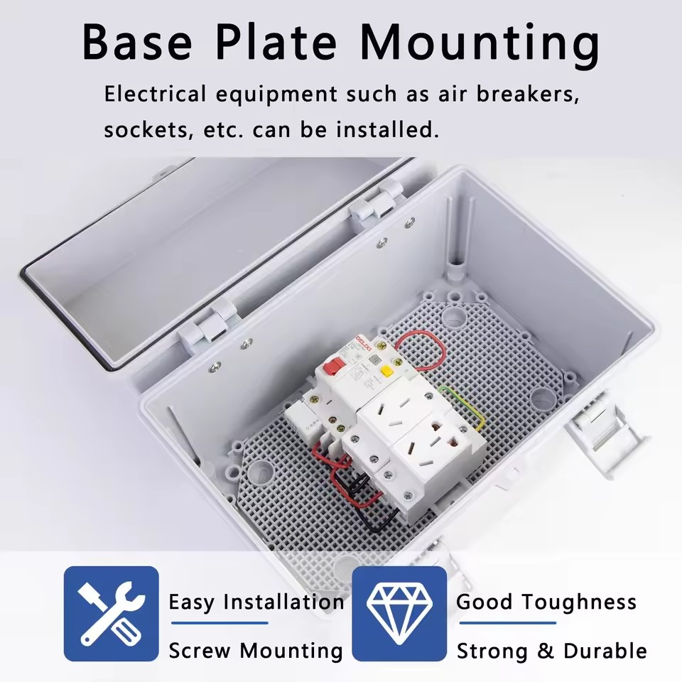 IP66 방수 정션 박스 회색/투명 전기 인클로저 AB - Outdoor Power Distribution Box 리뷰 및 가격