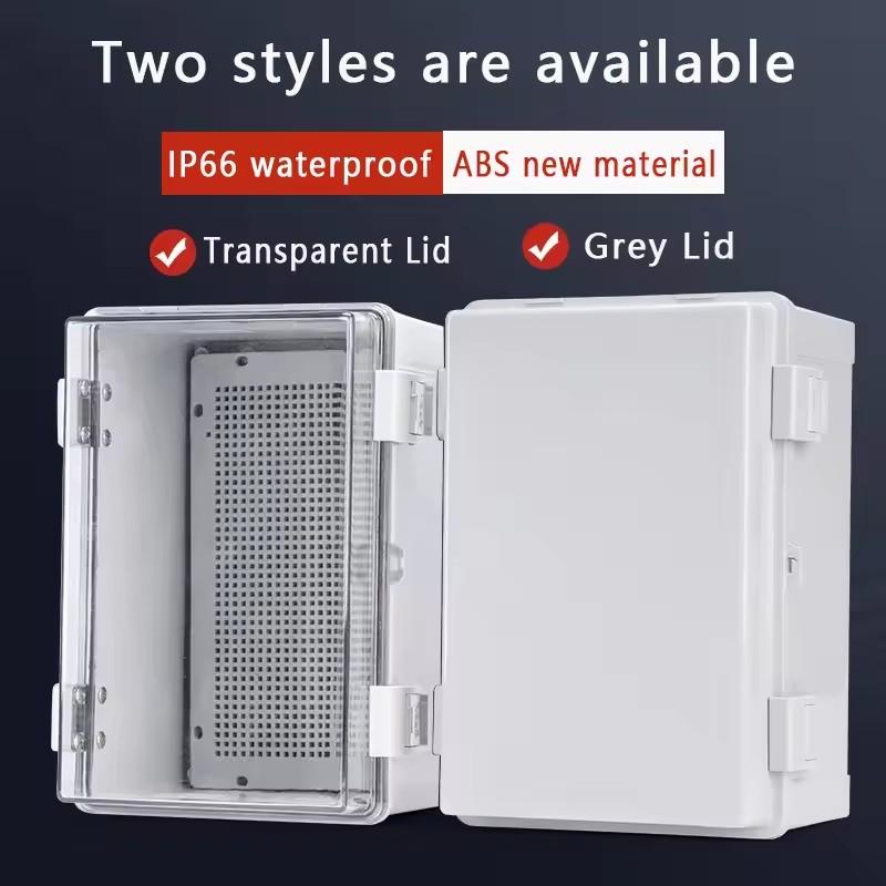 IP66 방수 정션 박스 회색/투명 전기 인클로저 AB - Outdoor Power Distribution Box 리뷰 및 가격