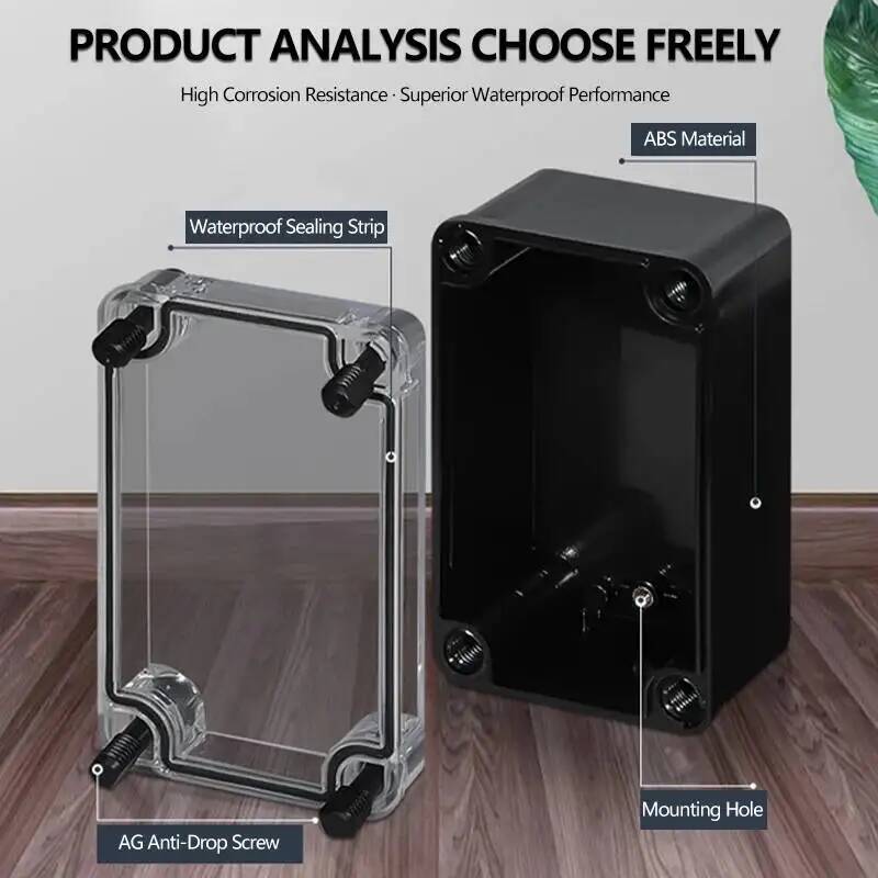 2pcs 투명 커버 방수 접합 상자 실내 야외 보안 카 - Outdoor Power Distribution Box 리뷰 및 가격
