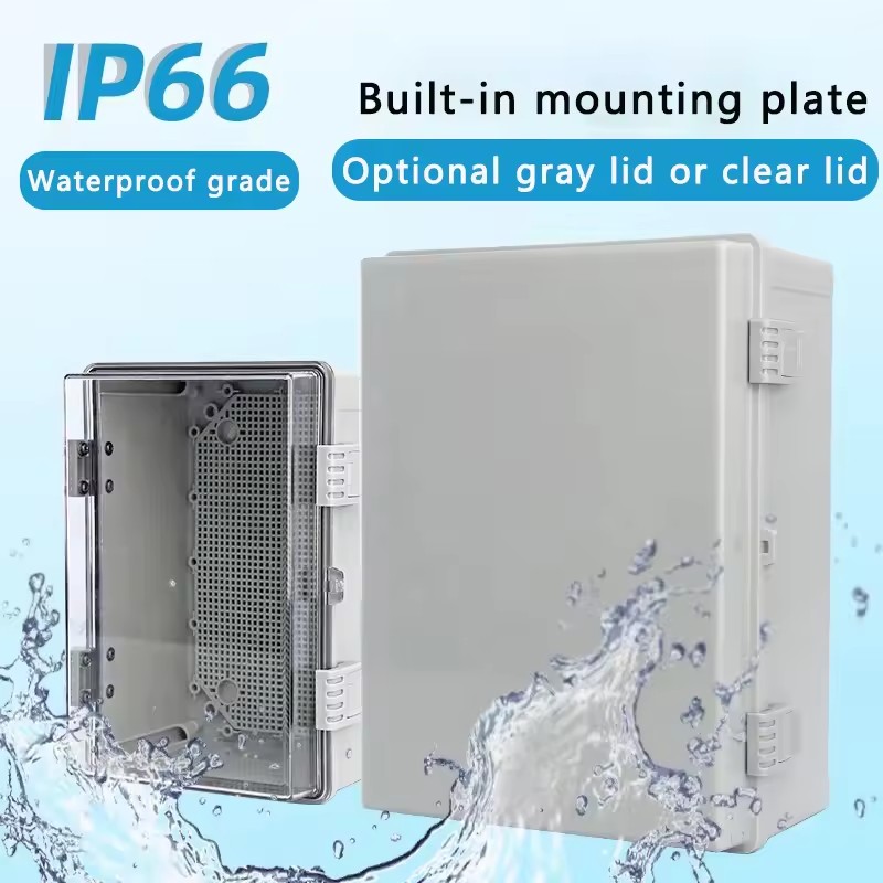 IP66 방수 회색/투명 커버 인클로저 전원 정션 박스 - Outdoor Power Distribution Box 리뷰 및 가격