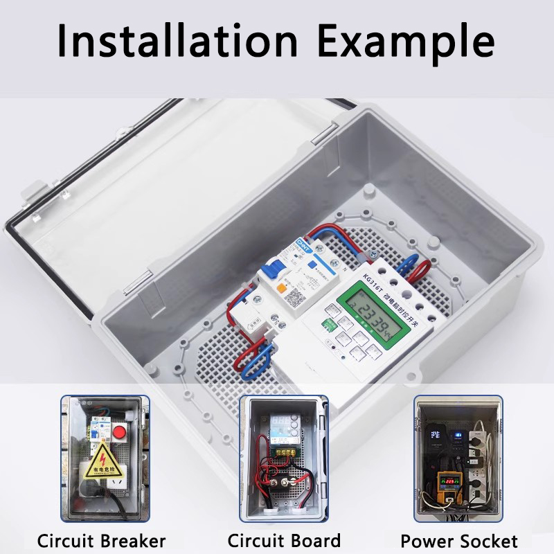 IP66 방수 회색/투명 커버 인클로저 전원 정션 박스 - Outdoor Power Distribution Box 리뷰 및 가격