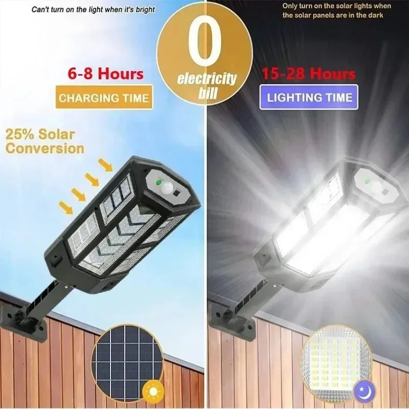 최신형 태양광 램프 강력한 야외용 태양광 조명 모션 센 - Outdoor Power Supply 리뷰 및 가격