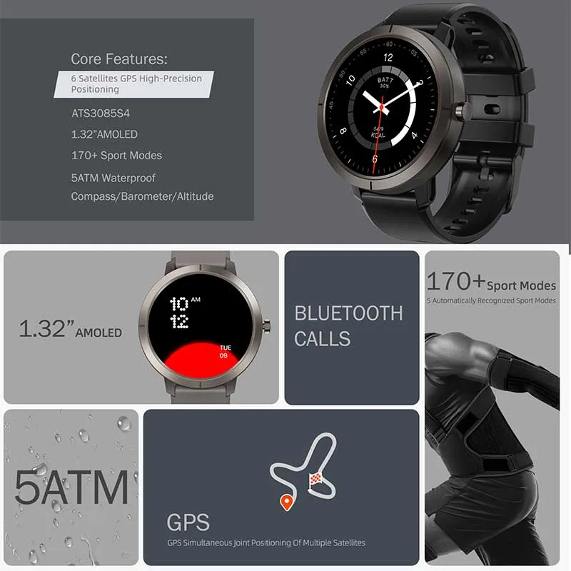 2026 GPS 스마트워치 AMOLED 1.32인치 B - Outdoor Power Meter Box 리뷰 및 가격