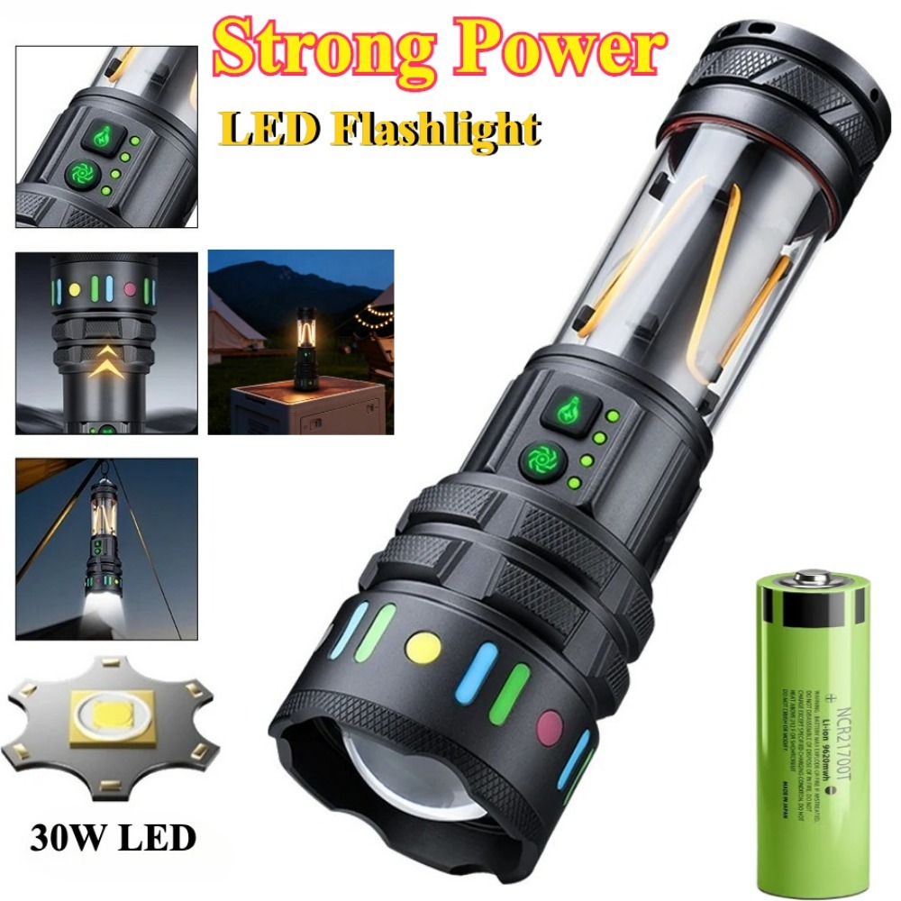 강력한 초고휘도 LED 손전등, C타입 고속 충전식 휴 - Outdoor Power Bank 리뷰 및 가격