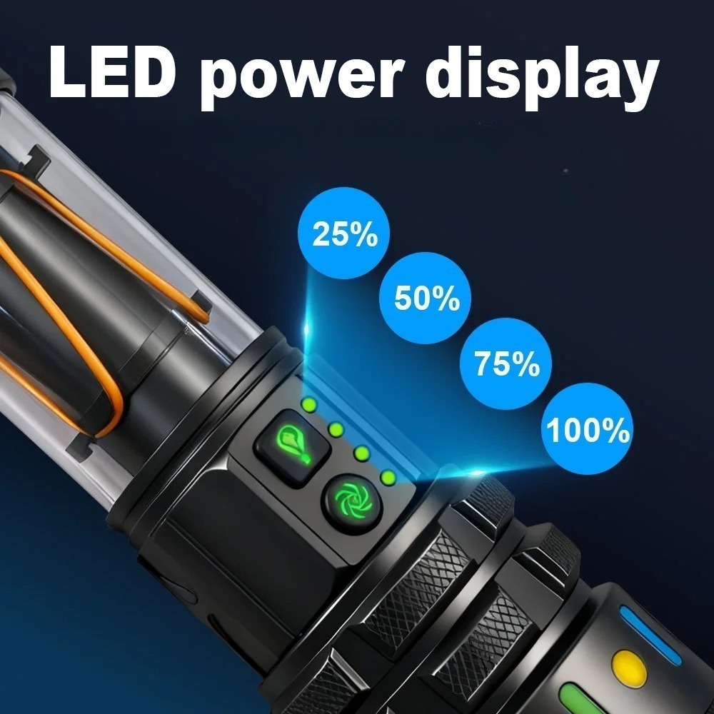 강력한 초고휘도 LED 손전등, C타입 고속 충전식 휴 - Outdoor Power Bank 리뷰 및 가격