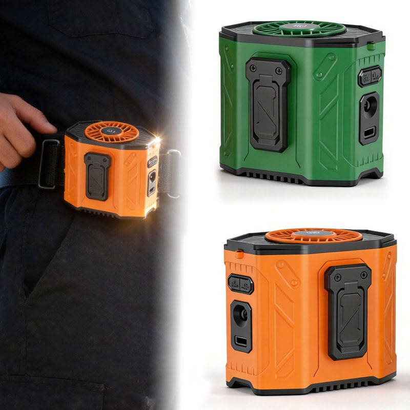 야외 작업용 쿨러 팬 3600mAh 충전식 허리/목걸이 - Outdoor Power Bank 리뷰 및 가격