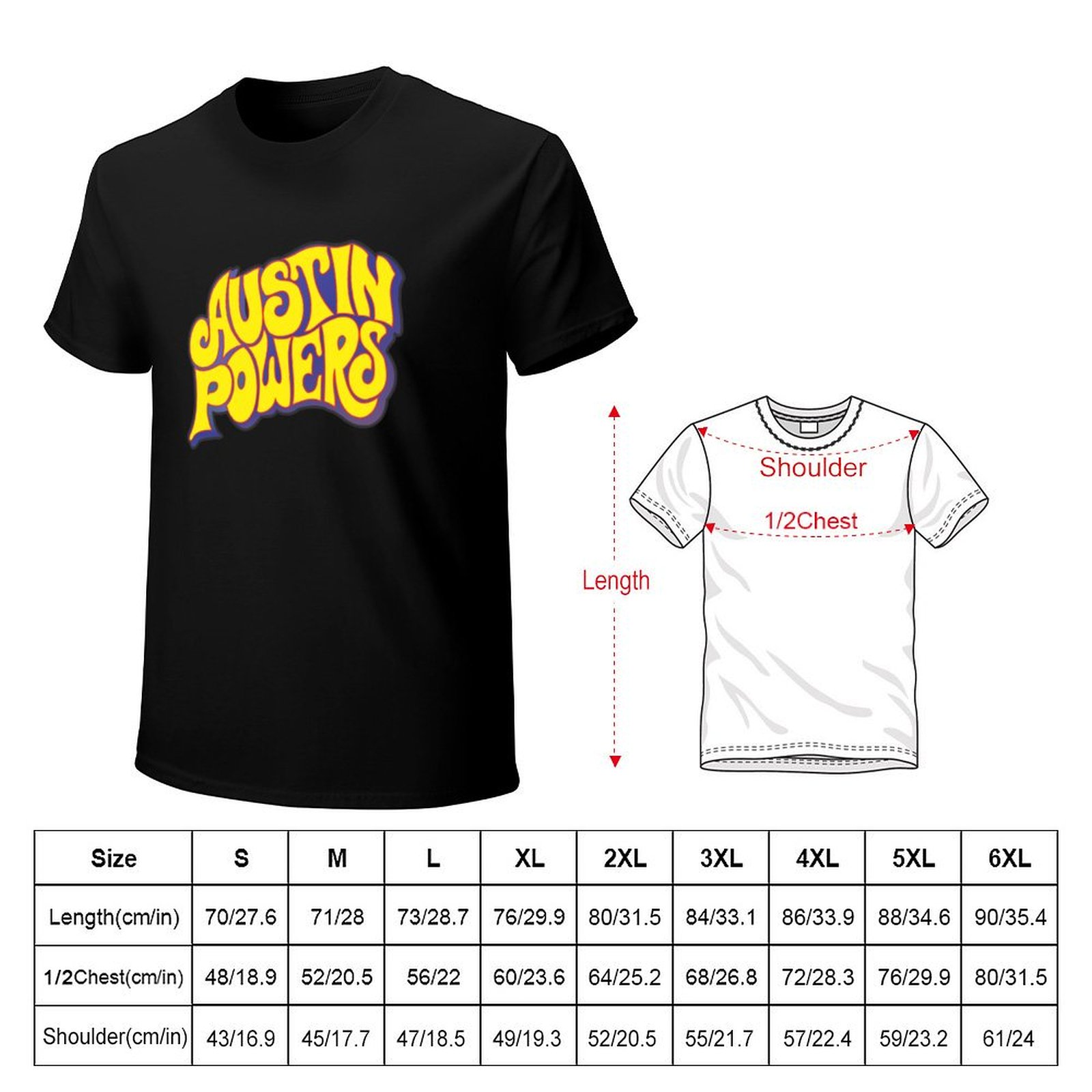 베스트셀러 오스틴 파워스 상품 티셔츠 남성용 야외 작업 - Outdoor Power Austin 리뷰 및 가격