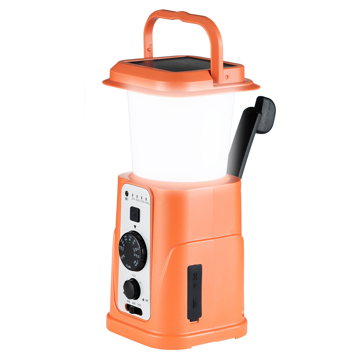 태양광 크랭크 라디오와 LED 캠핑 랜턴 AM/FM/W - Outdoor Power Group 리뷰 및 가격