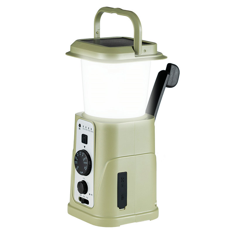 태양광 크랭크 라디오와 LED 캠핑 랜턴 AM/FM/W - Outdoor Power Group 리뷰 및 가격