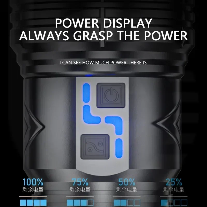 99000000LM 슈퍼 브라이트 LED 손전등 100 - Outdoor Power Bank 리뷰 및 가격