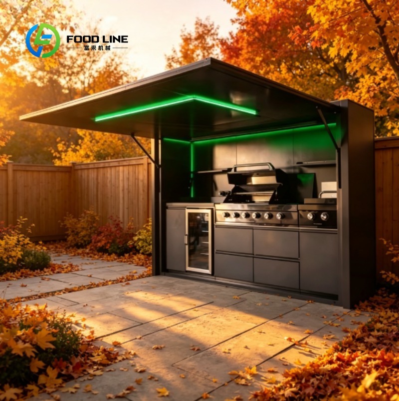 태양광 스틸 야외 주방 방수 바베큐 스테이션 (가정용, - Outdoor Power House 리뷰 및 가격