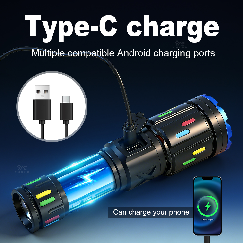 XHP70 고출력 캠핑 손전등 휴대용 충전식 스포트라이 - Outdoor Power Bank 리뷰 및 가격