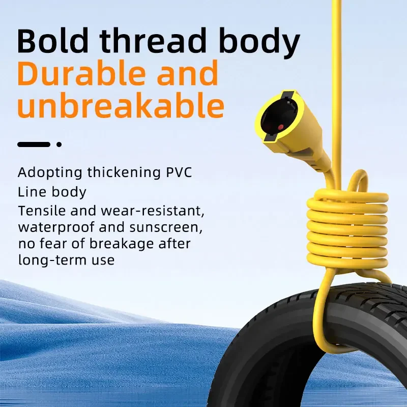 16A EU 슈코 연장 코드 4KW 5M 방수 헤비듀티 - Outdoor Power Extension Cord 리뷰 및 가격