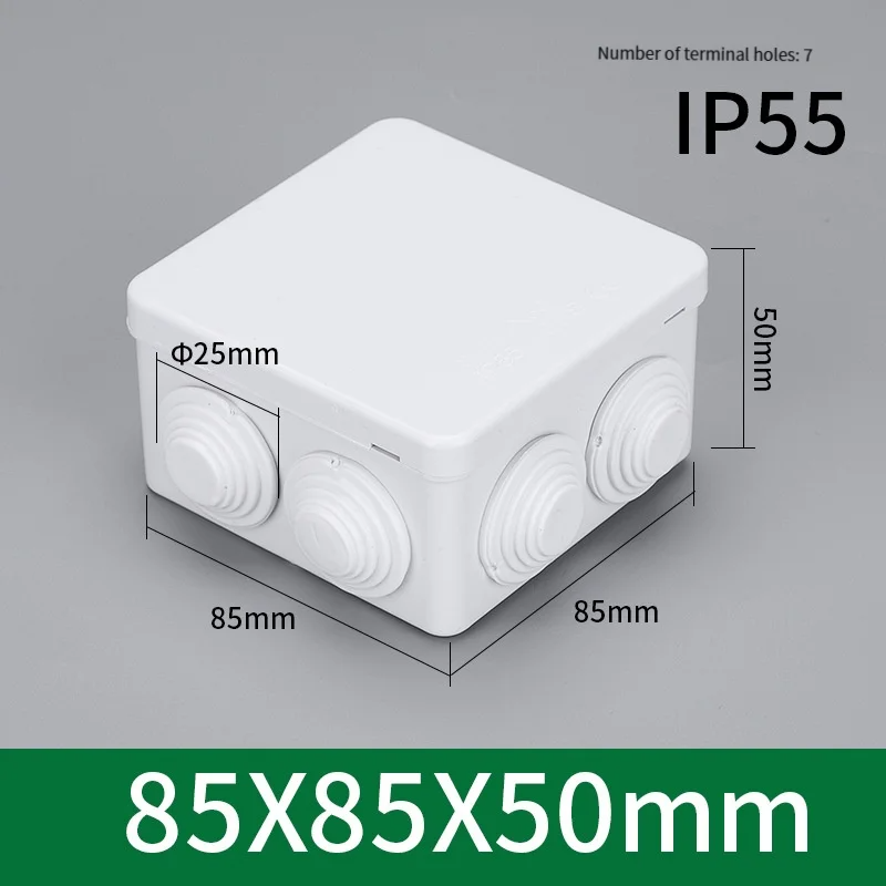 85 * 85 * 50 야외 Ip55 플라스틱 방수 상 - Outdoor Power Distribution Box 리뷰 및 가격