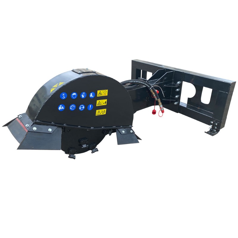 스키드 스티어 로더에 부착된 큰 나무 그루터기 제거용  - Stump Grinder Attachment 리뷰 및 가격