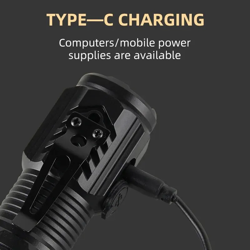 휴대용 미니 LED 손전등 강력한 손가락 끝 토치 야외 - Outdoor Power Supply 리뷰 및 가격