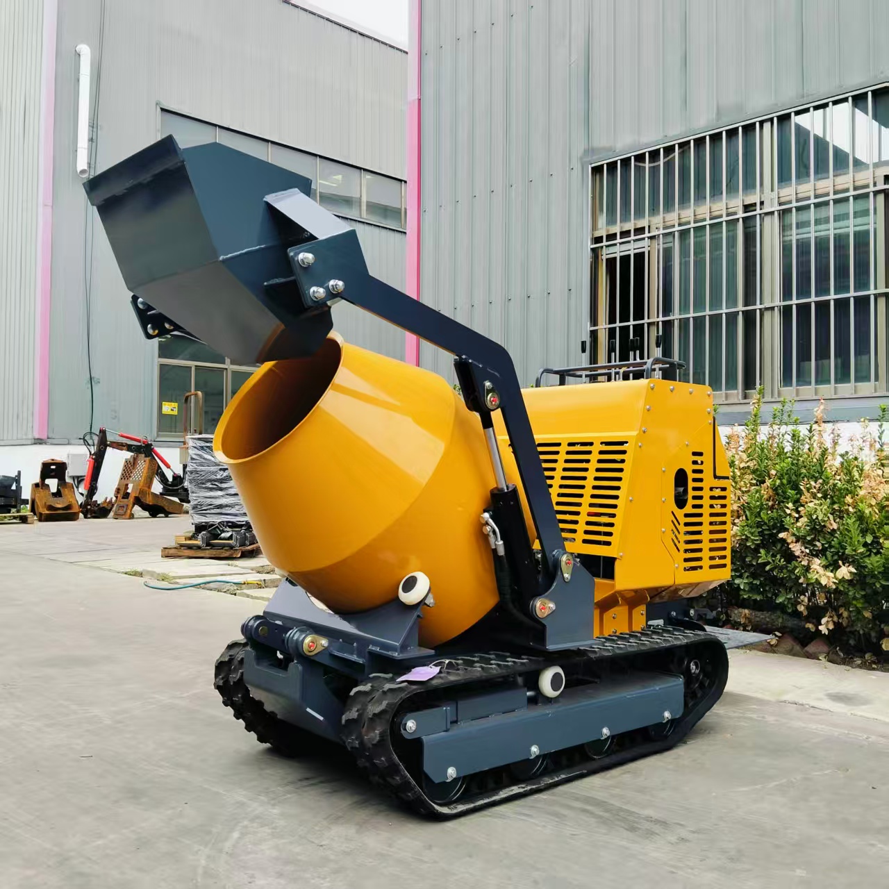 마이크로 콘크리트 믹서기 자가 적재 크롤러형 코어 엔진 - Concrete Mixer Small 리뷰 및 가격