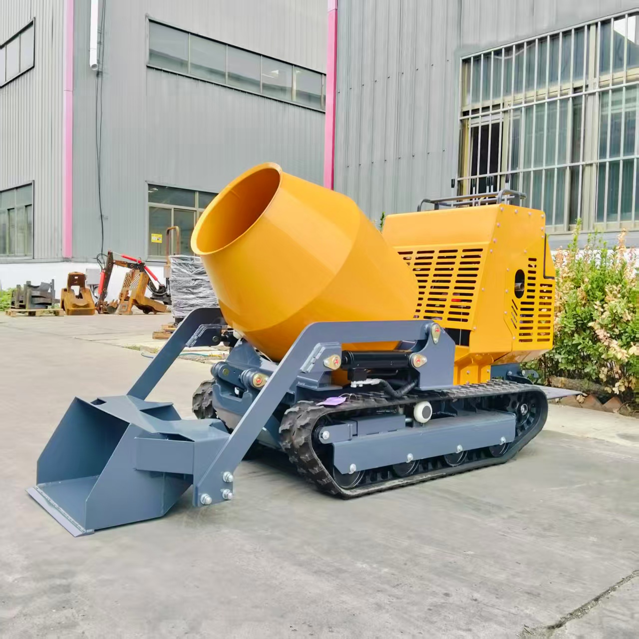 마이크로 콘크리트 믹서기 자가 적재 크롤러형 코어 엔진 - Concrete Mixer Small 리뷰 및 가격