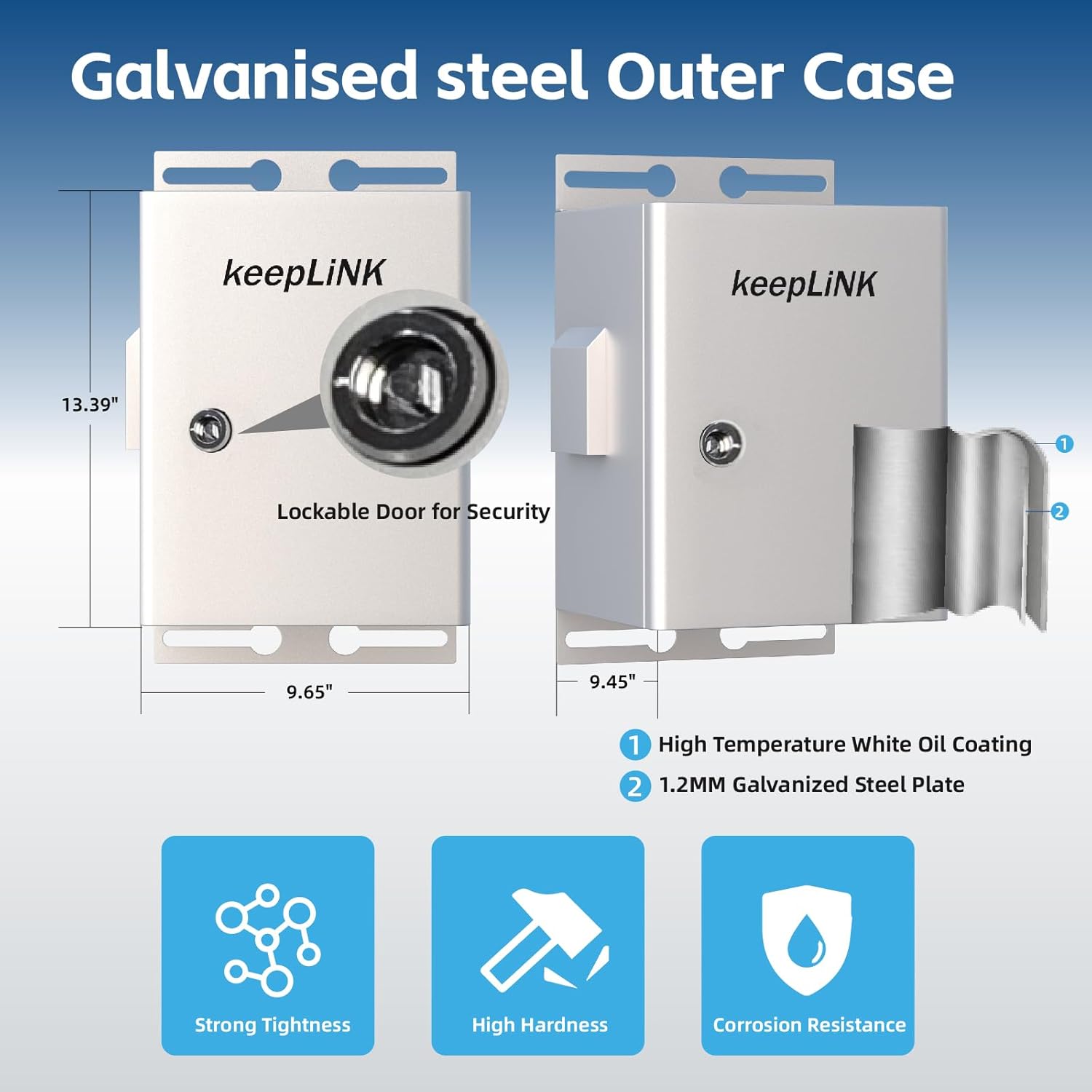 KeepLiNK 야외 스마트 네트워크 박스 8포트 기가 - Outdoor Power Port 리뷰 및 가격
