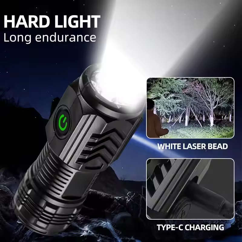 슈퍼 밝은 미니 LED 손전등 토치 충전식 낚시 조명  - Outdoor Power Supply 리뷰 및 가격