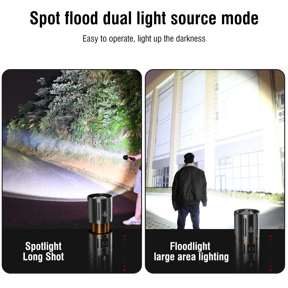 BORUiT 울트라 브라이트 3000LM LED 손전등 - Outdoor Power Bank 리뷰 및 가격